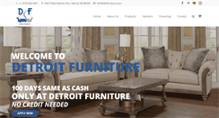 Desktop Screenshot of detfurniture.com