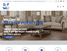 Tablet Screenshot of detfurniture.com